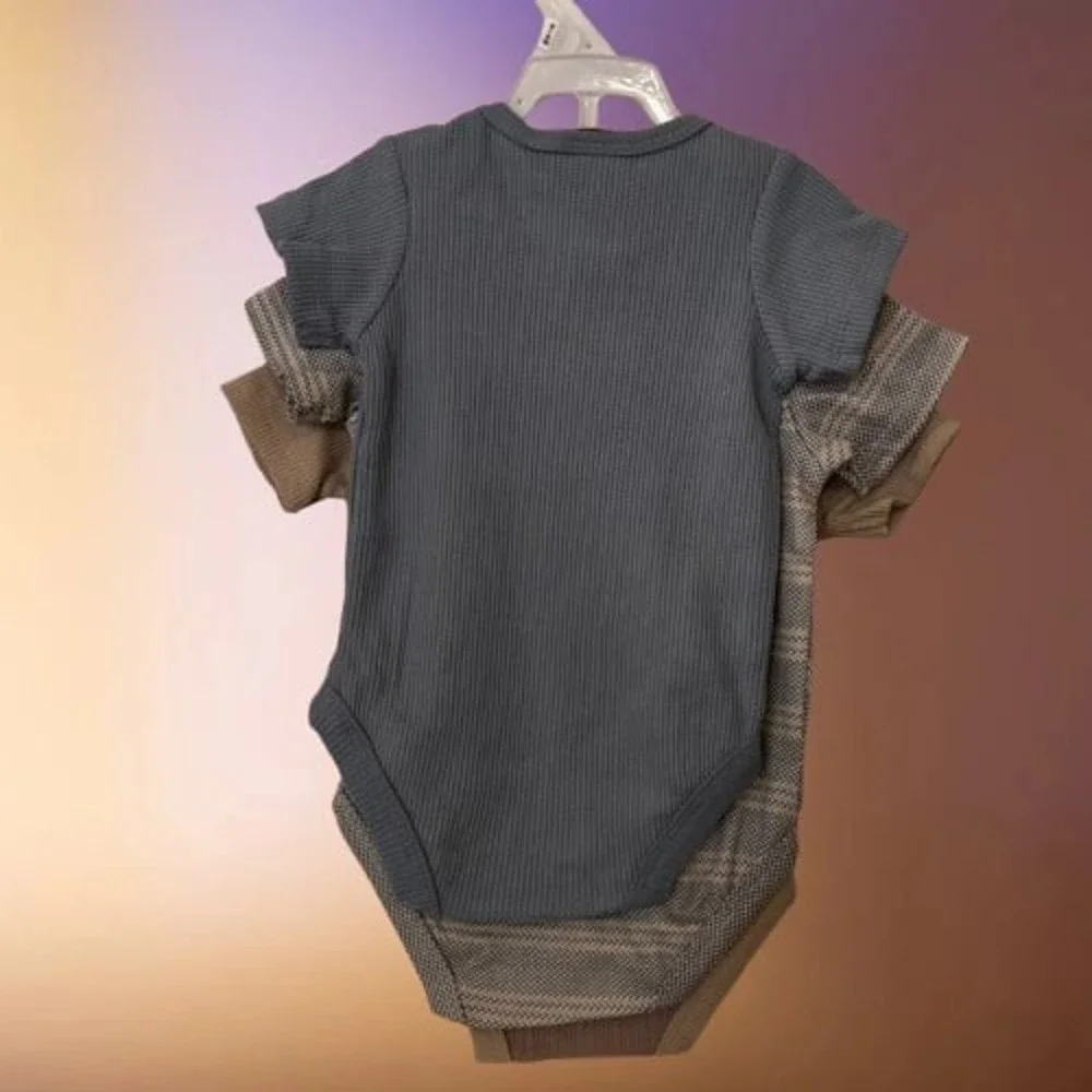 NWT Boys Mario Lopez‎ 3-Piece Onesie Set 6-9M
